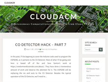 Tablet Screenshot of cloudacm.com